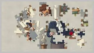 038 カピバラの学芸員さん ジグソーパズル /Enjoy Gameplay Video on PC