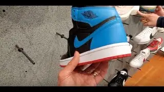 Nike Air Jordan 1 NC to Chi & More @Santa Monica Pier Nike Store!