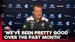 Voss encouraged by Blues recent form after Port thrashing I Carlton Press Conference I Fox Footy