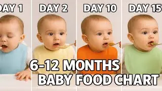 6-12 MONTHS BABY FOOD CHART for 15 DAYS IN HINDI | Baby Diet Chart