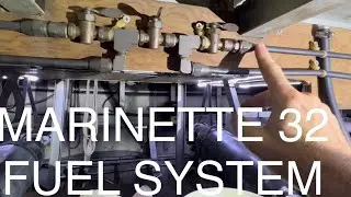 GASOLINE FUEL SYSTEM ON A 32 FOOT BOAT EXPLAINED!!!!!
