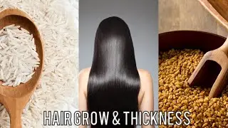 Fenugreek And Rice Water For Hair I Hair Growth Spray