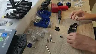 Formbot Voron Trident assembly - part 2 - a/b drives and y axis