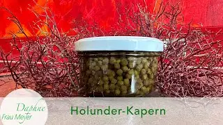Raffiniert eingelegte Holunder-Kapern & Spaghetti Puttanesca #holunder #kapern #spaghettiputtanesca