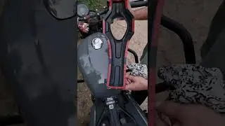 Tank tie foe hunter 350 #royalenfield #hunter350 #viralshorts #useful