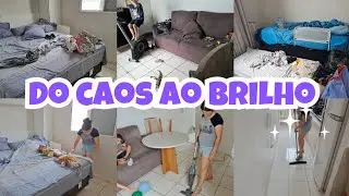 Casa bagunçada e suja | Do caos ao brilho ❇️ 