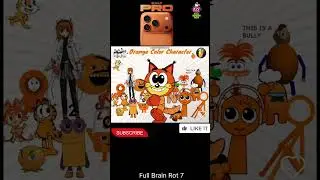 Funny Orange Character Compilation #shorts