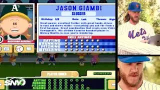 Watch Noah Syndergaard go back in time to play Backyard Baseball!