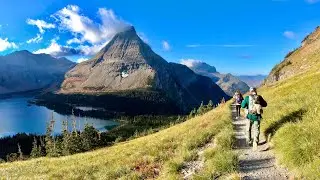 Logan Pass to Hidden Lake in Montana's Glacier National Park: hike in 4K