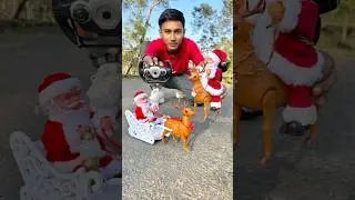 Rc Santa Claus Sleigh And Reindeer Gift review for unboxing