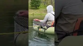 Belly Boats and Rainbows #fishing #rainbowtrout
