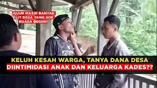 Diamuk Keluarga Kades Usai Kritik Jalan Rusak - Elit Desa Paling Berkuasa Masih Banyak Anti Kritik!
