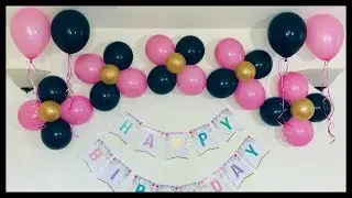 very easy birthday party decoration at home | easy party decoration ideas- Party Decorations.