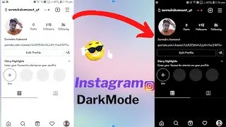Instagram पर dark mode enable केसे करे?/How to enable dark mode on instagram #HackersTag #shorts