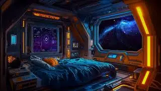 Sleeping Under the Stars in the Universe | Soft and Calming Space Atmosphere for Rest and Focus