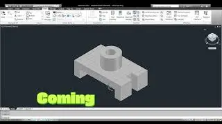 AutoCAD 3D Solid Modeling Practice | Mechanical Part Design