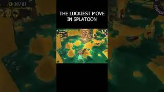 The LUCKIEST thing in Splatoon #shorts #nintendo #splatoon #splatoon3 #games #funny #memes #viral