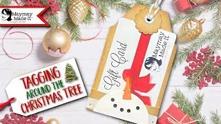 THE EASIEST Snowman gift card holder EVER?  Shannon thinks so!