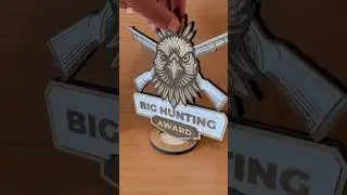 Pheasant Hunting Award Trophy Laser Cut Files SVG DXF AI for 3mm & 4mm Wood