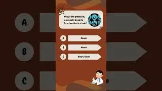 Divided cell process #quiz #biology #biologyeducation #english #gk #gkquiz #generalknowledge