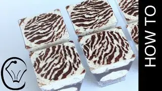 Zebra Print Iced Coffee Tim Tam Cheesecake Dessert Cups