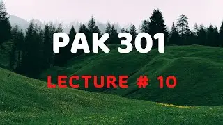 Pak 301 Lecture # 10 ] Journey to Success with Ahas Basit