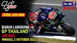 JADWAL SIARAN LANGSUNG MOTO GP SERI 17 2022 GP THAILAND LIVE TRANS 7