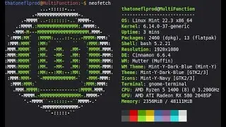[UWHD 60FPS] Linux Mint ZGE Test