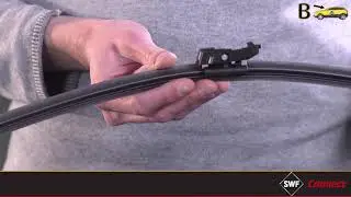 Gu&iacute;a de instalaci&oacute;n de escobillas limpiaparabrisas SWF Connect frontal (adaptador B)