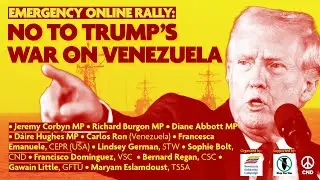 RALLY: NO TO TRUMP'S WAR ON VENEZUELA