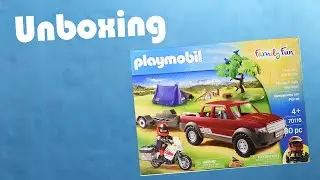 Playmobil 70116 Campamento con Pick up | Unboxing | Review | Family Fun