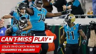 Keelan Cole's 75-Yd Catch-'n-Run TD to Take the Lead vs. Seattle! | Can't-Miss Play | NFL Wk 14