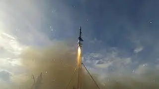 contrail hybrids rocket motors flights sept 2017 Bavaria - launch pad slow mo