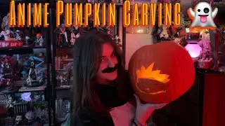 I Carved a Pumpkin (BADLY?) and Yapped About Horror Anime! 🎃🍬👻