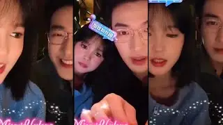 Mukbang Romantis Pasangan Miemie Yulong🐏 #杨伊璐 #于龙 #couple #shorts