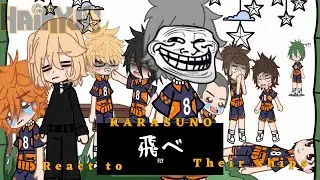 [karasuno react to their ships🐦&zwj;⬛🧡][haikyuu x Gacha club][no ships][old video][read disc]