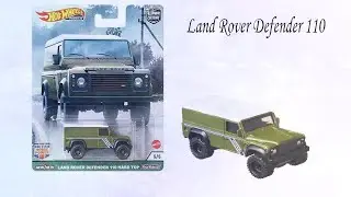 Hot Wheels Premium Land rover Defender 110 Hard Top