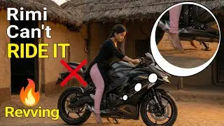 She Revved a Ninja Z25R… But Couldn’t Ride It 😳