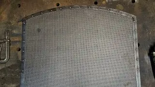 Forging a fireplace screen in the blacksmith shop (part 1 of 2)