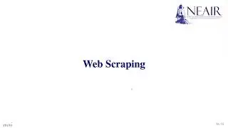 R Overview (Part 5) [intermediate]: R for Web Scraping and Concluding the Workshop