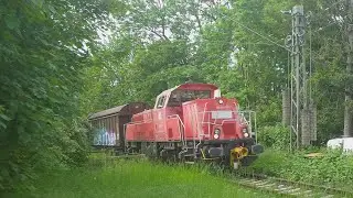 DB C Br.265 mit kurzem Mischer in Kassel Bettenhausen[Kurzvideo#17]