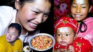 Manjita gives Mega party in her son's Rice feeding ceremony to all villagers