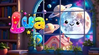 A Lua 🌙 | Vídeo Infantil Educativo | Fases da Lua e Curiosidades para Crianças