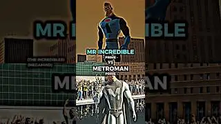 Metroman vs Mr Incredible #short #shorts #metroman #megamind #mrincredible #animation #battle