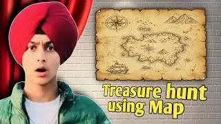 Real Life Treasure Hunt 😲 | Map Follow Karo Te Khazana labho!