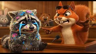 Sneaky Squirrel Hides Birthday Cake and Frames Raccoon&hellip; Then Karma Strikes Back!