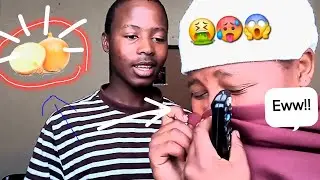 Onion Bad Breath Prank on my cousin!!*she's disgusted *