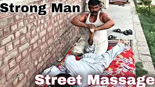 Best Pakistani Street leg and foot massage | #asmr #massage