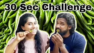 Pacha Milaga Karam 30sec Neram #30secChallenge #Greenchilly #Couplechallenge #Kissacouple
