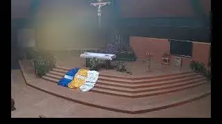 Celebrazione domenicale della Santa Messa nella Parrocchia SS Stimmate.
